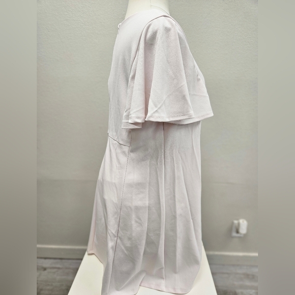 LIZ CLAIBORNE Flutter Dress Size 18W pale pink - Picture 5 of 6